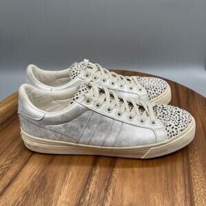 Gola Orchid II Cheetah Shoes Womens 8 Silver Metallic Walking Comfort Sneakers